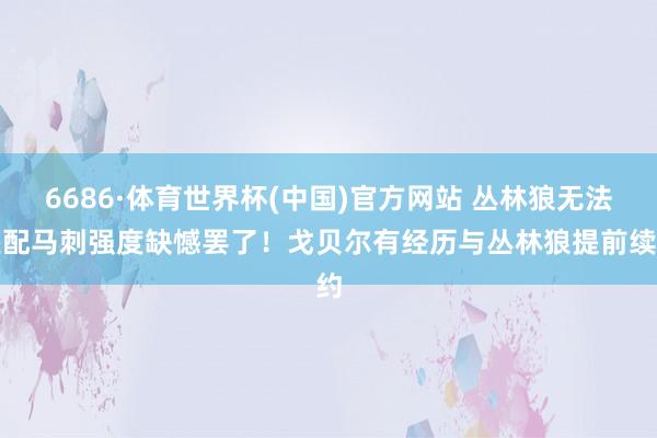 6686·体育世界杯(中国)官方网站 丛林狼无法匹配马刺强度缺憾罢了!戈贝尔有经历与丛林狼提前续约