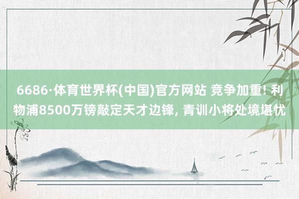 6686·体育世界杯(中国)官方网站 竞争加重! 利物浦8500万镑敲定天才边锋， 青训小将处境堪忧